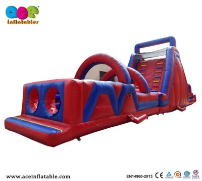 Curs d'obstacle inflable gegant divertit de gegants: equipament per a activitats