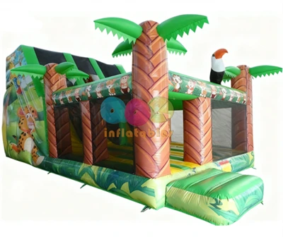 Parc inflable d'animals de la selva